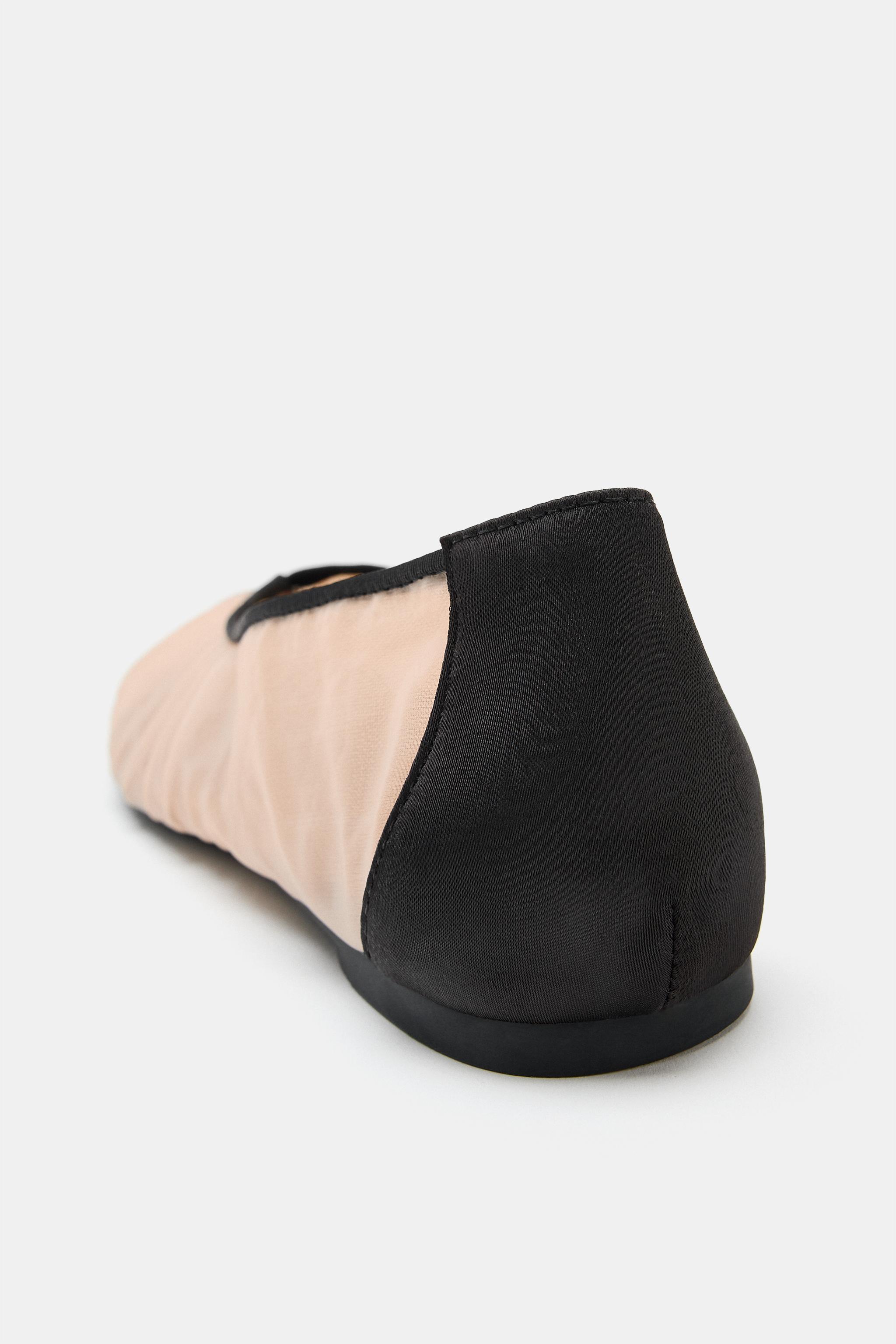 MESH FLAT BALLET FLATS